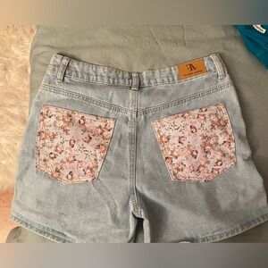 Flying Angel Denim shorts.‎ NWOT